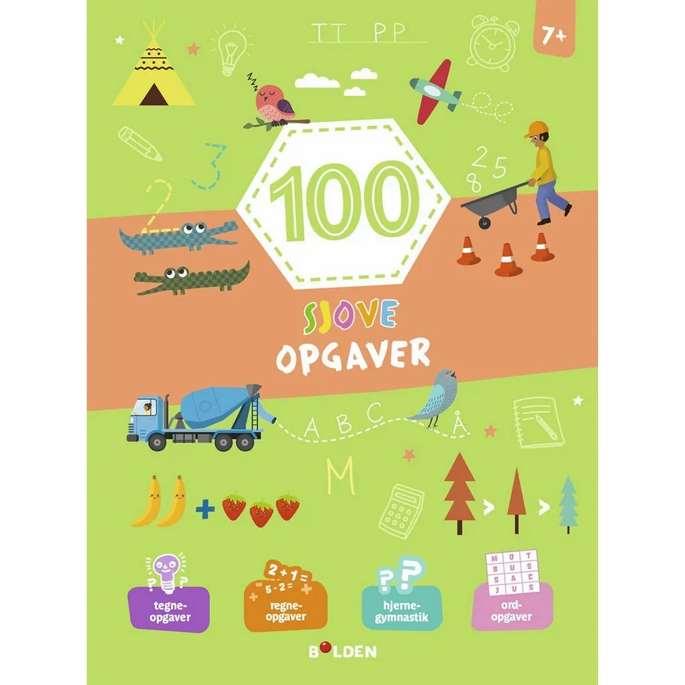 Aktivitetsbog 100 Sjove Opgaver 7 År