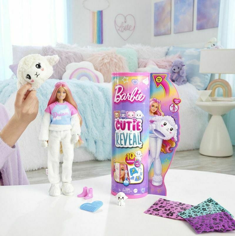 Barbiedukke Cutie Reveal Cozy Dozy Lam