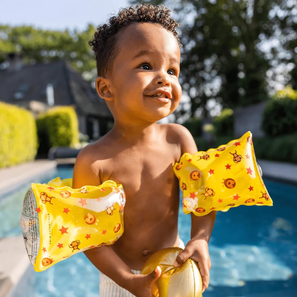 Swim Essentials Badevinger Gul 2-6 år