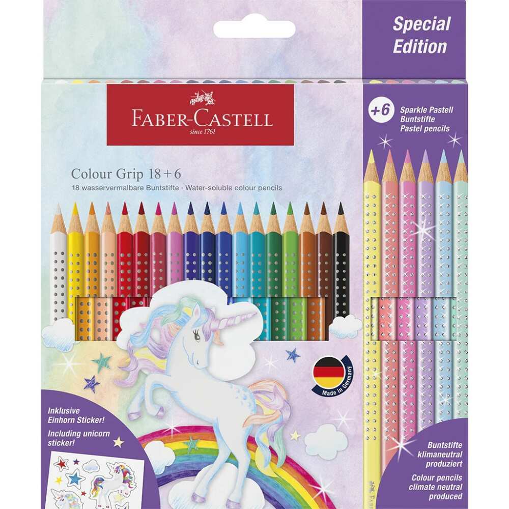 Faber Castell Farveblyanter Enhjørning 24 Stk