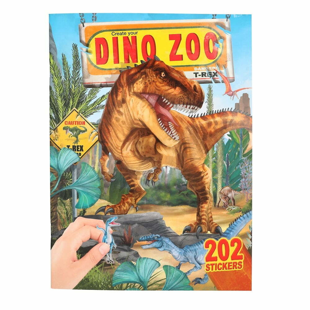 Dino World Klistermærkebog ZOO