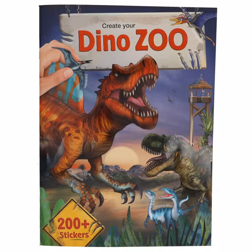 Dino World Klistermærkebog ZOO