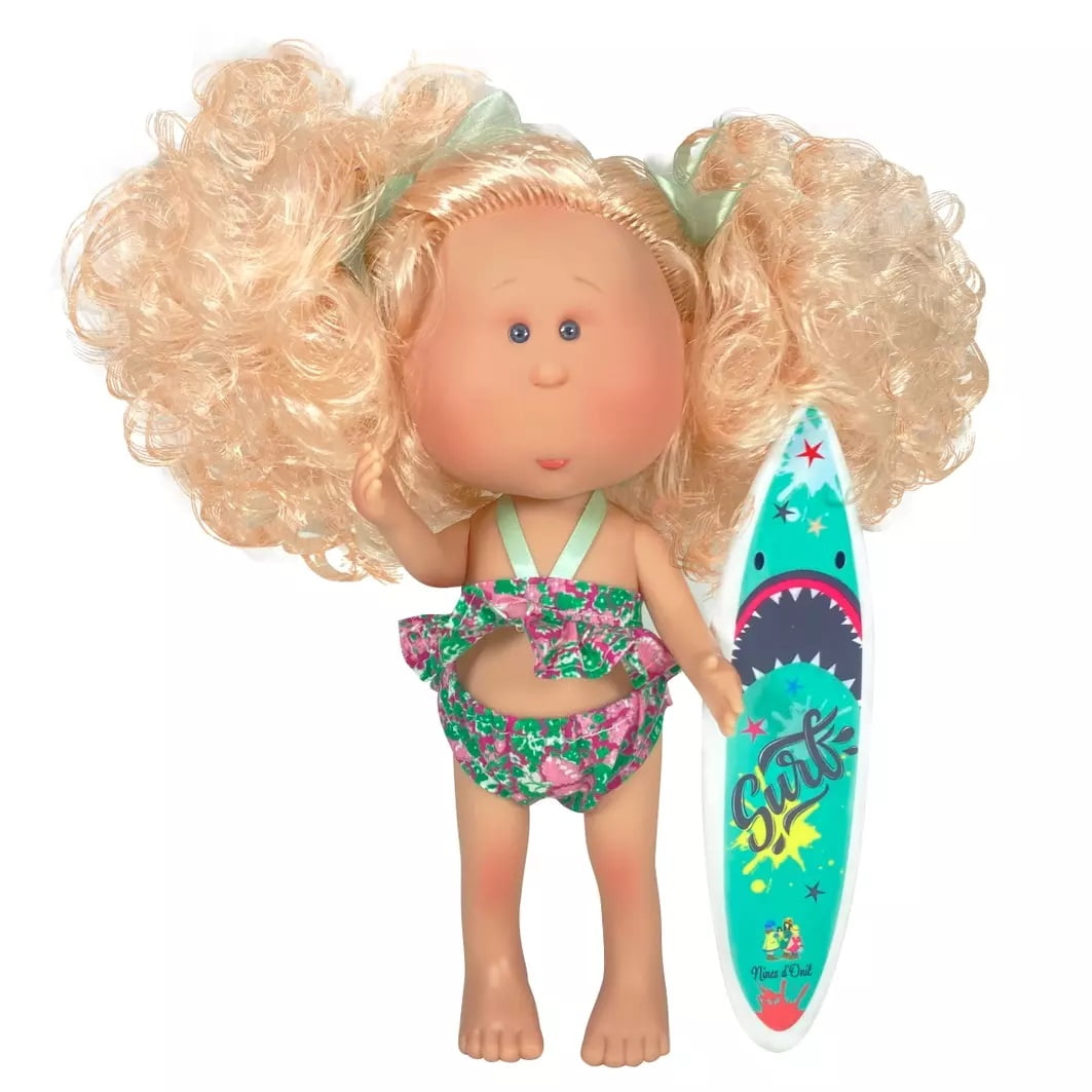 Dukke Surferpige Blond Rottehaler