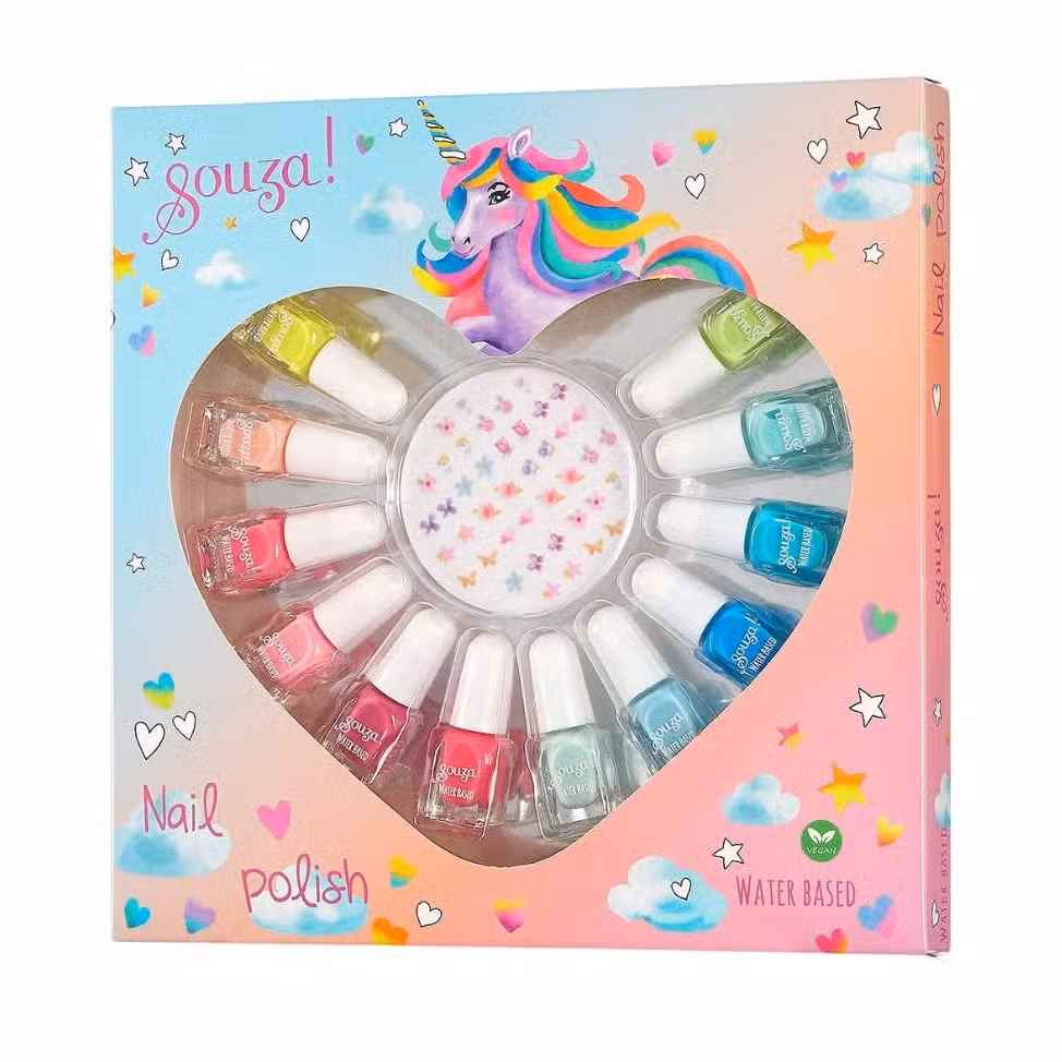 Souza Neglelak Gaveæske Med Stickers