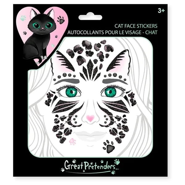 Great Pretenders Ansigts Stickers Kat