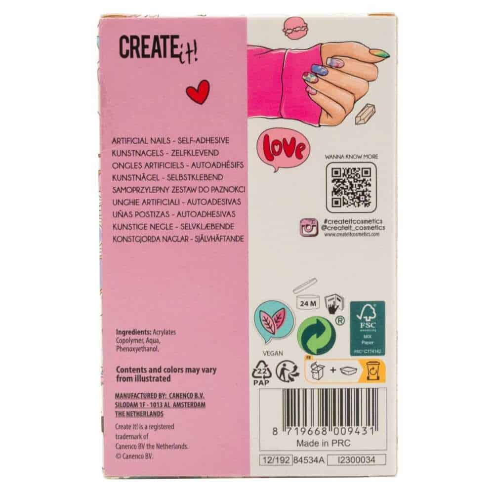 Create It Kunstige Negle Girly Assorteret - 1 Pak
