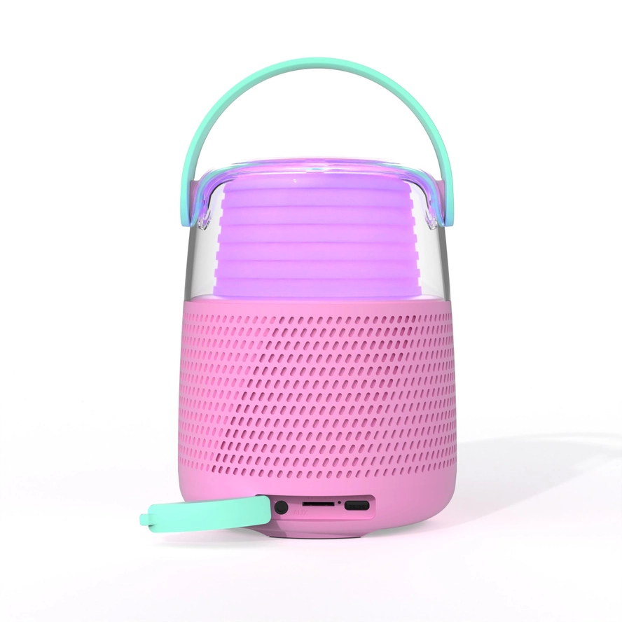 Karaoke Højtaler Med Bluetooth Pink
