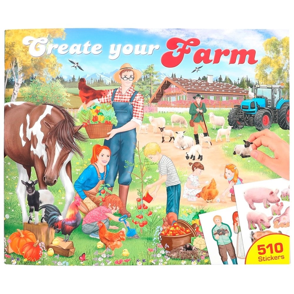 Billede af Create Your Farm Klistermærkebog