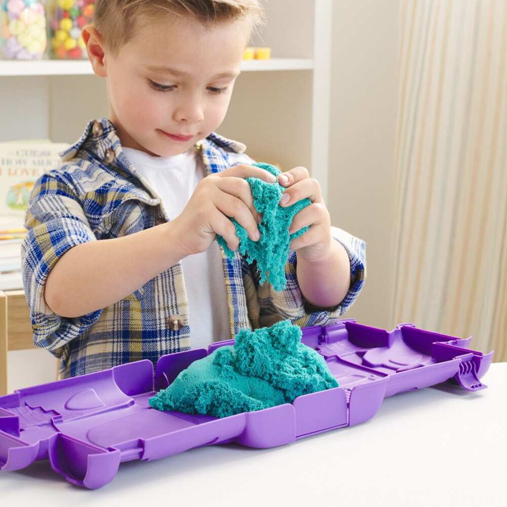 Kinetic Sand Sandsæt Slot Lime
