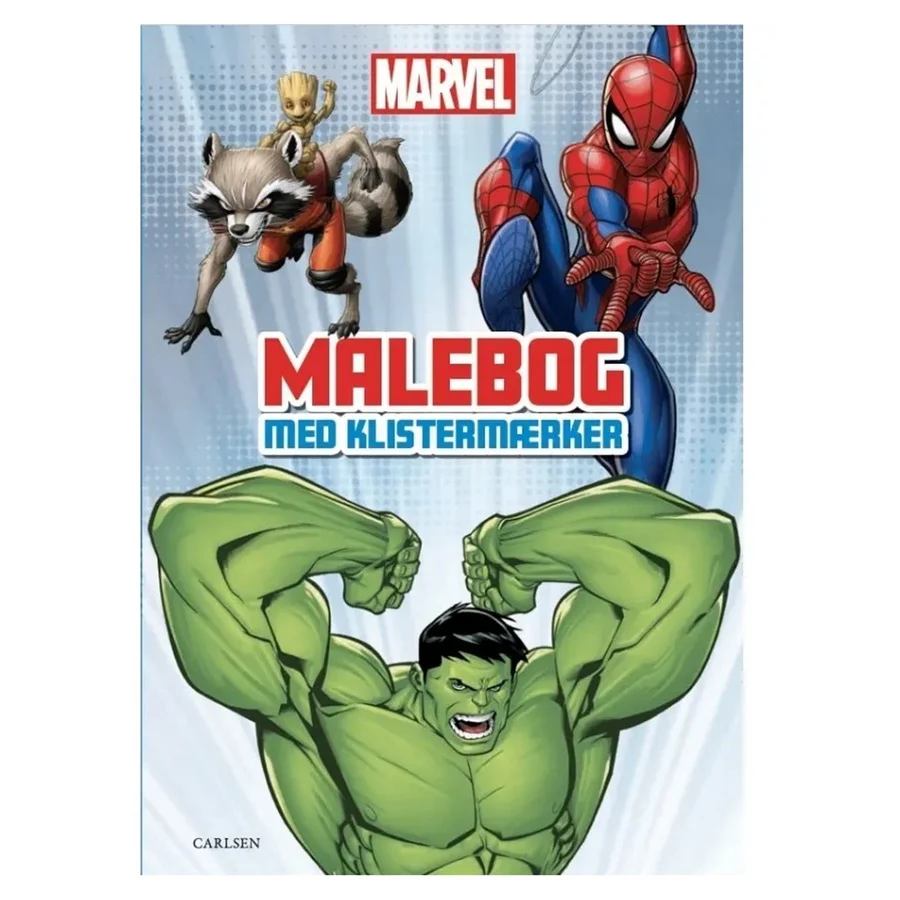 Marvel Malebog Lyseblå