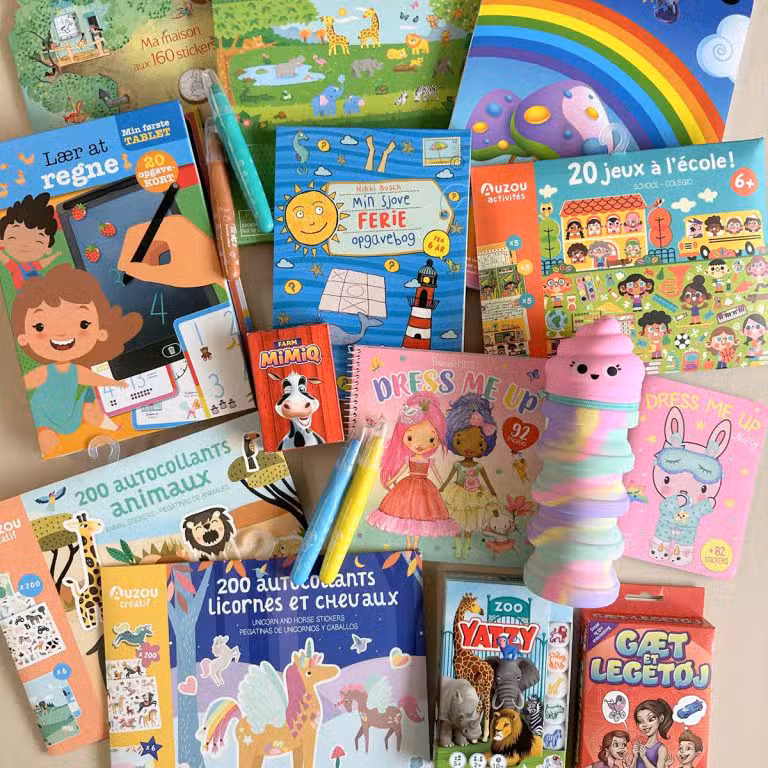 Legetøj til ferien og kør selv ferie