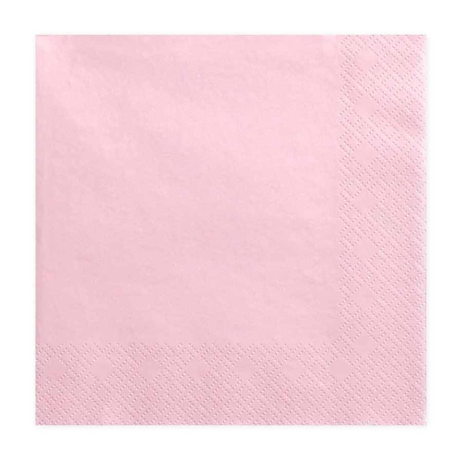PartyDeco Servietter Pink