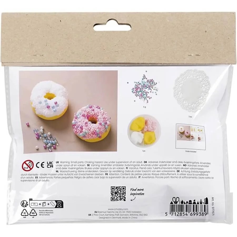 Modellervoks DIY Mini Lav Donuts