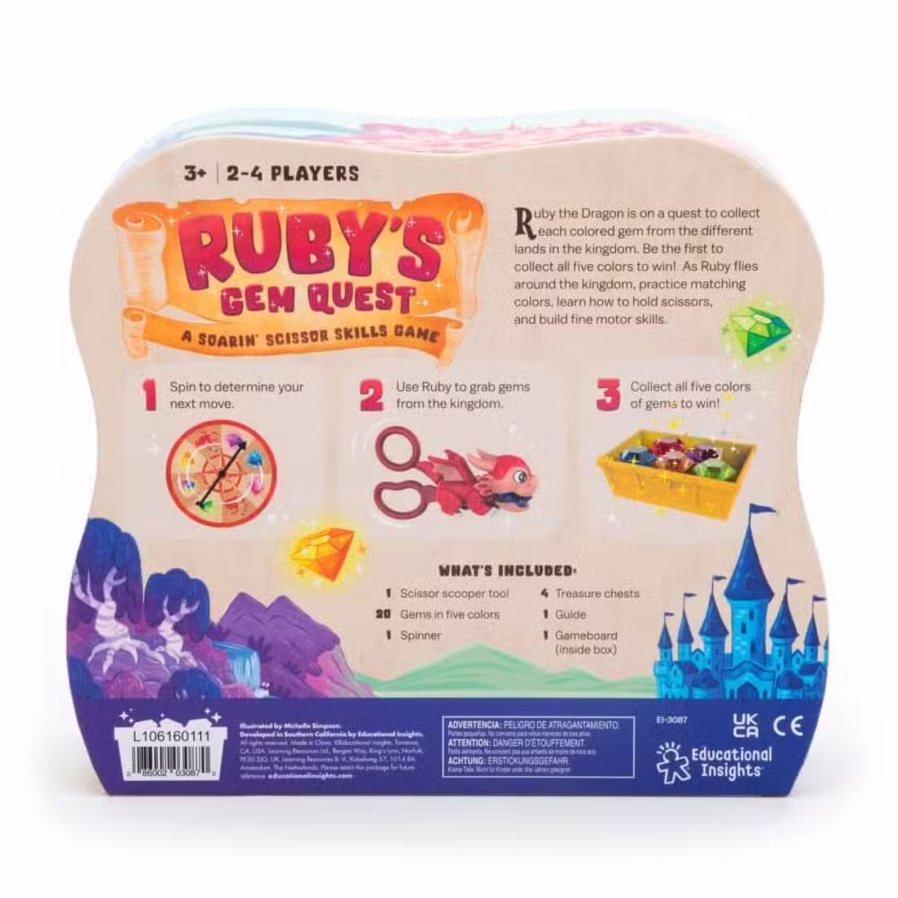 Learning Resources Finmotorisk Rubys Juveljagt