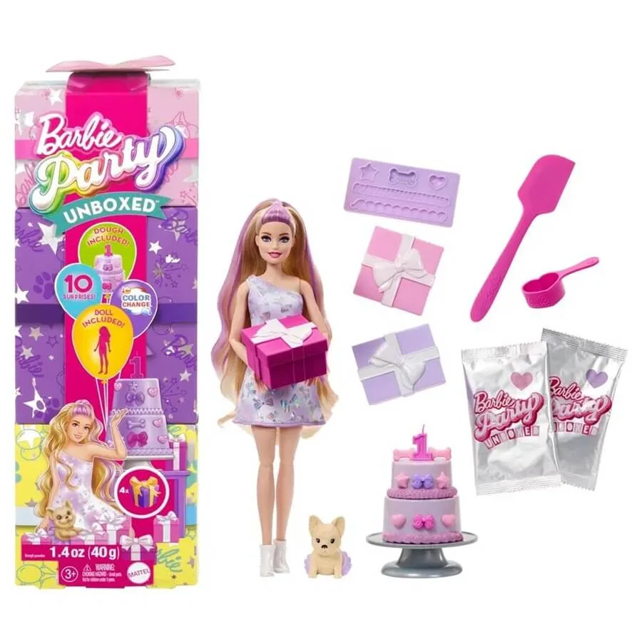 Barbiedukke Party Unboxed Blonde