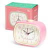 Rex London Vækkeur Retro Pink