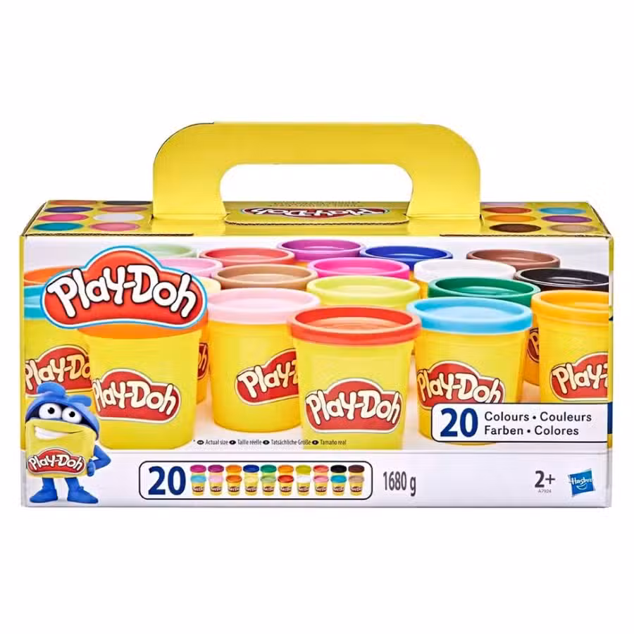 Play Doh Modellervoks Superfarver 20 Pak