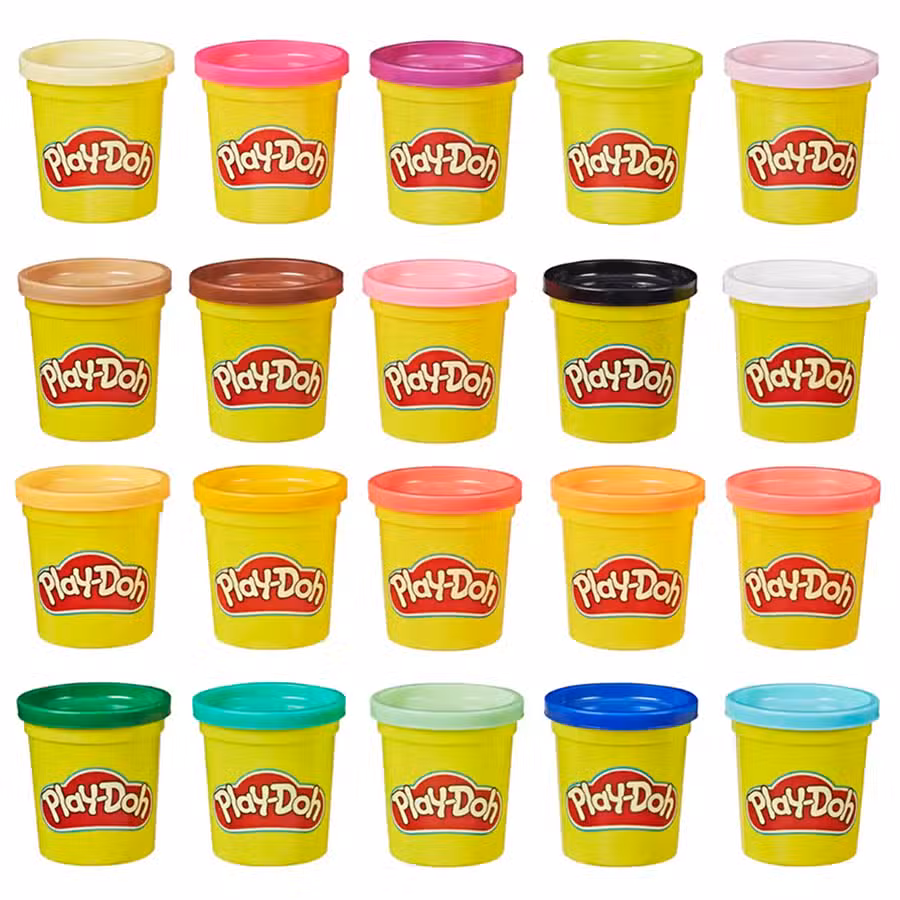 Play Doh Modellervoks Superfarver 20 Pak
