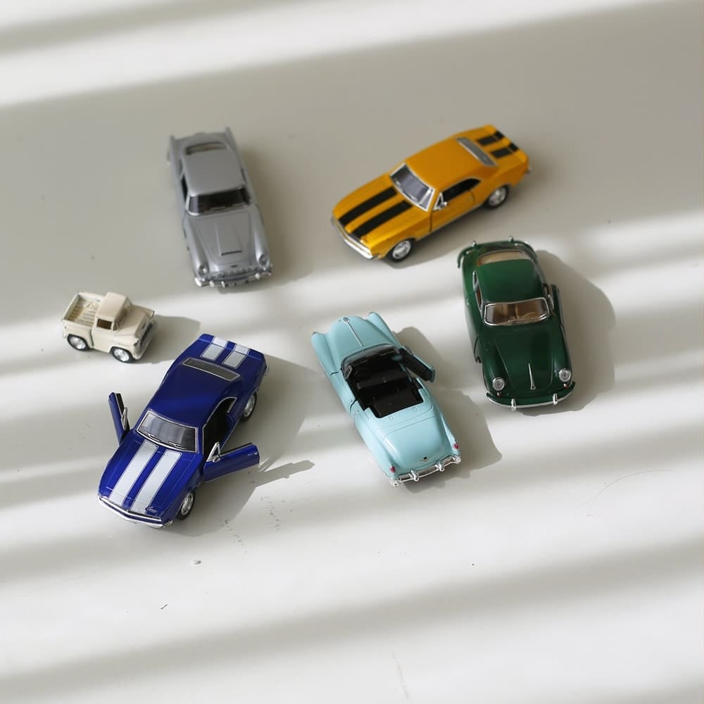 Goki Metalbil Porsche 356 Carrera Mørkegrøn