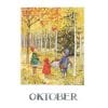 Elsa Beskow Billede Oktober A4