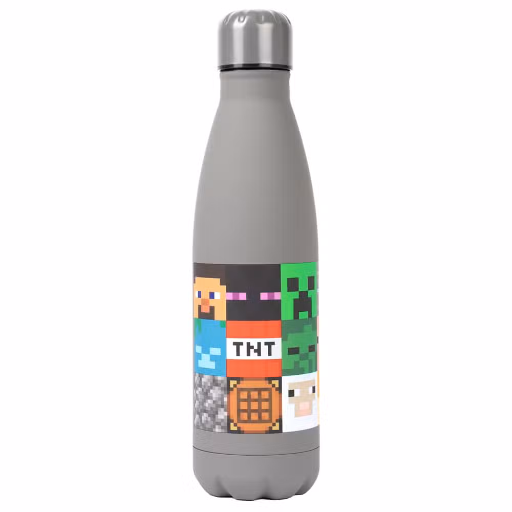 Minecraft Drikkedunk Stål Grå