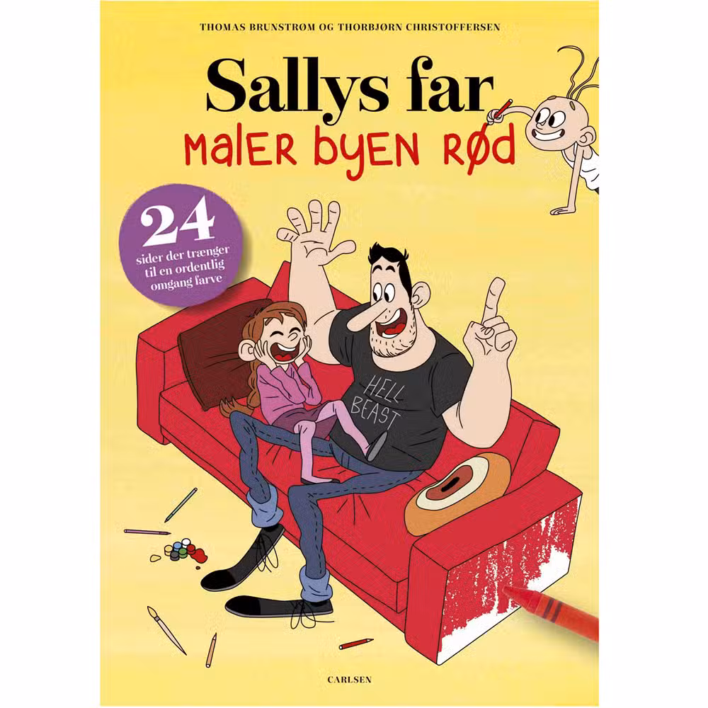 Sallys Far Maler Byen Rød