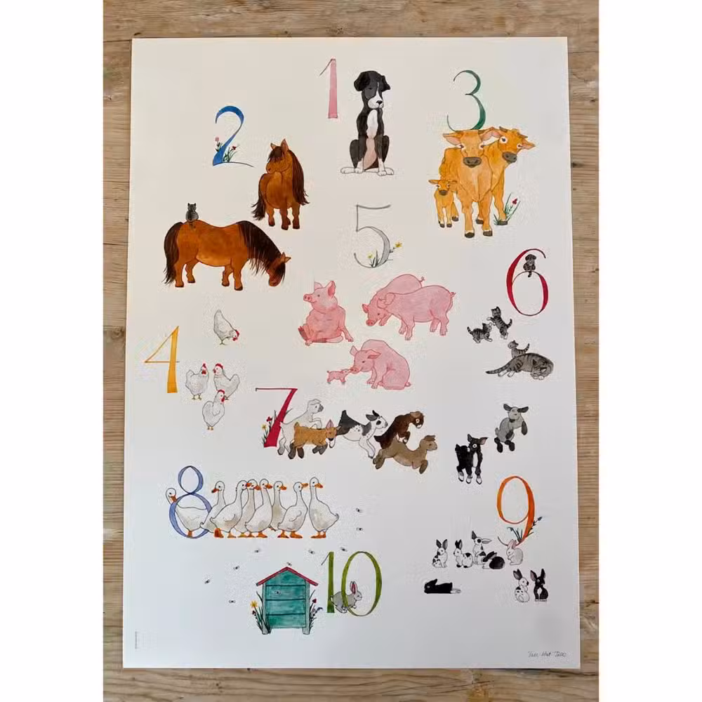 Tall Hat Tales Tal Plakat A3