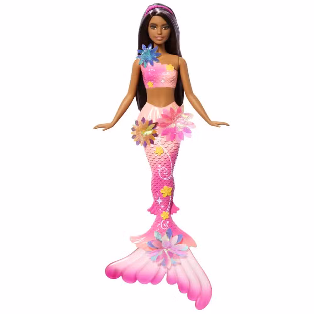 Barbiedukke Havfrue Blooming Magic Pink