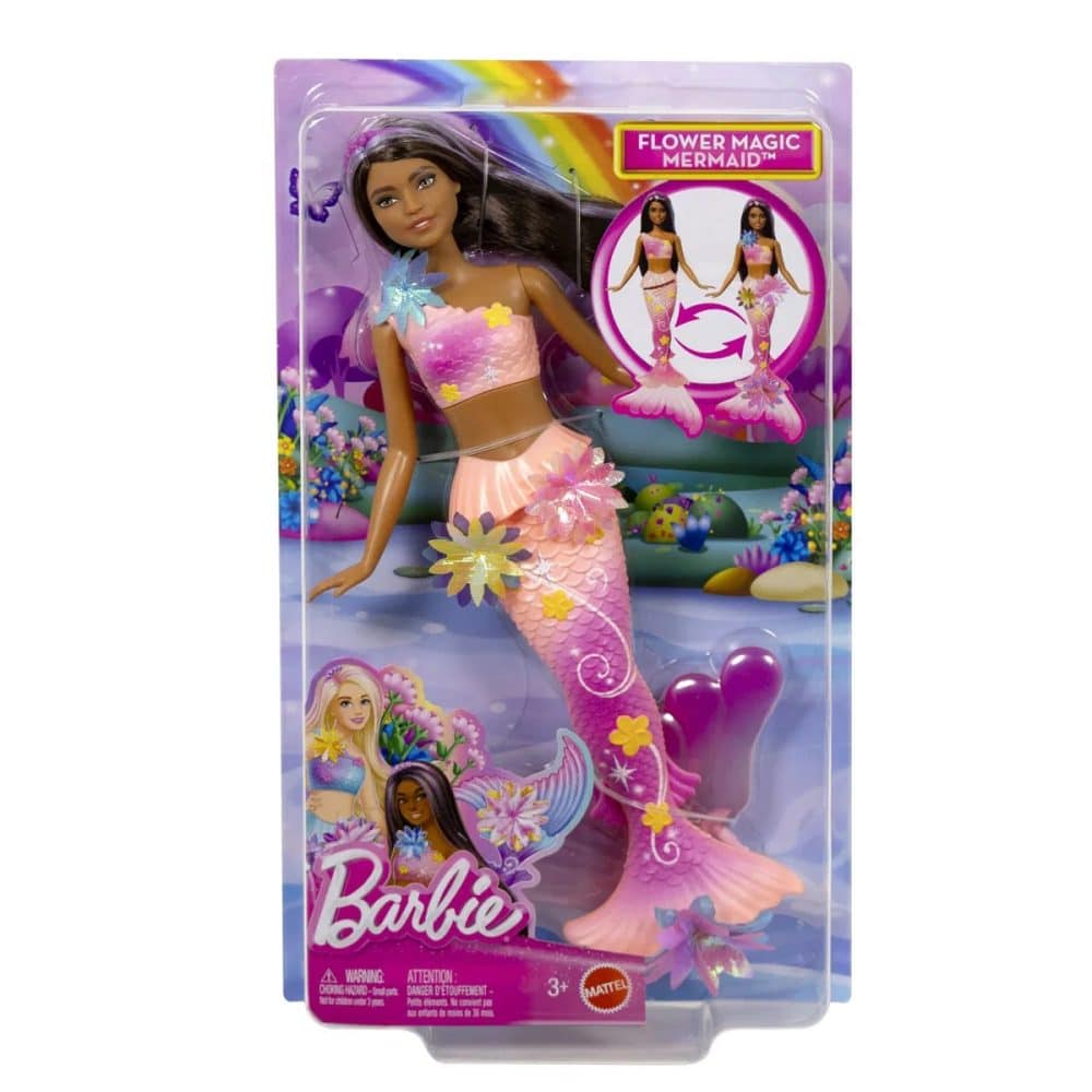 Barbiedukke Havfrue Blooming Magic Pink 3 Barbiedukke Havfrue Blooming Magic Pink