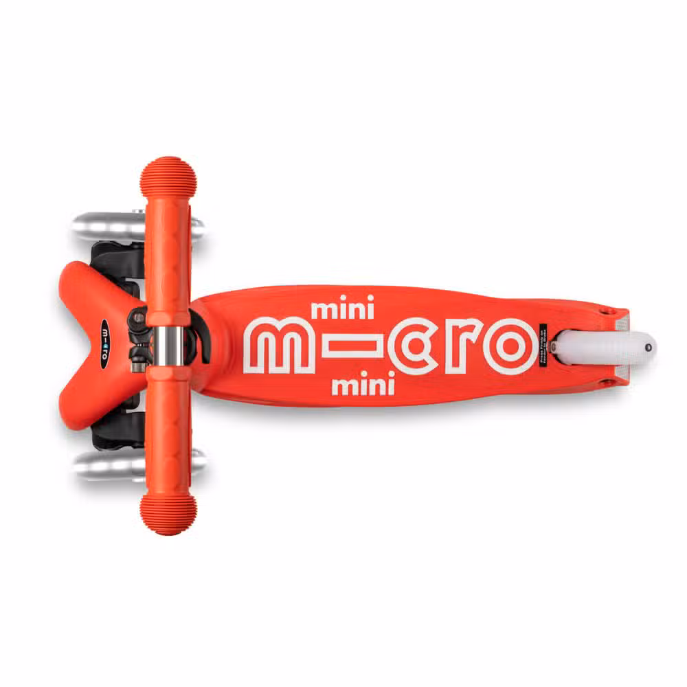 Micro Mini Deluxe LED Løbehjul Rød