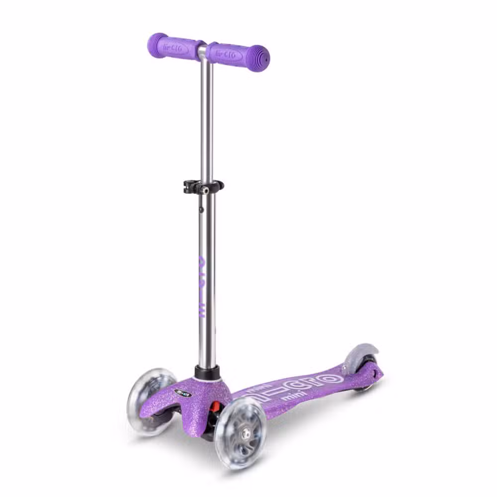 Micro Mini Deluxe Løbehjul Glimmer Lilla