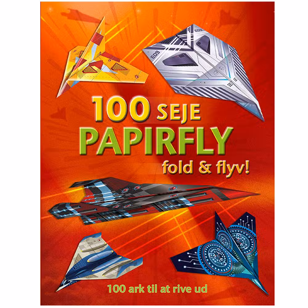 100 Seje Papirfly Fold Og Flyv