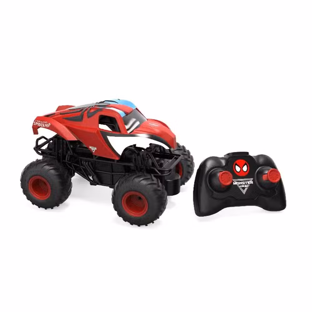 Monster Jam Marvel Fjernstyret Spiderman Bil