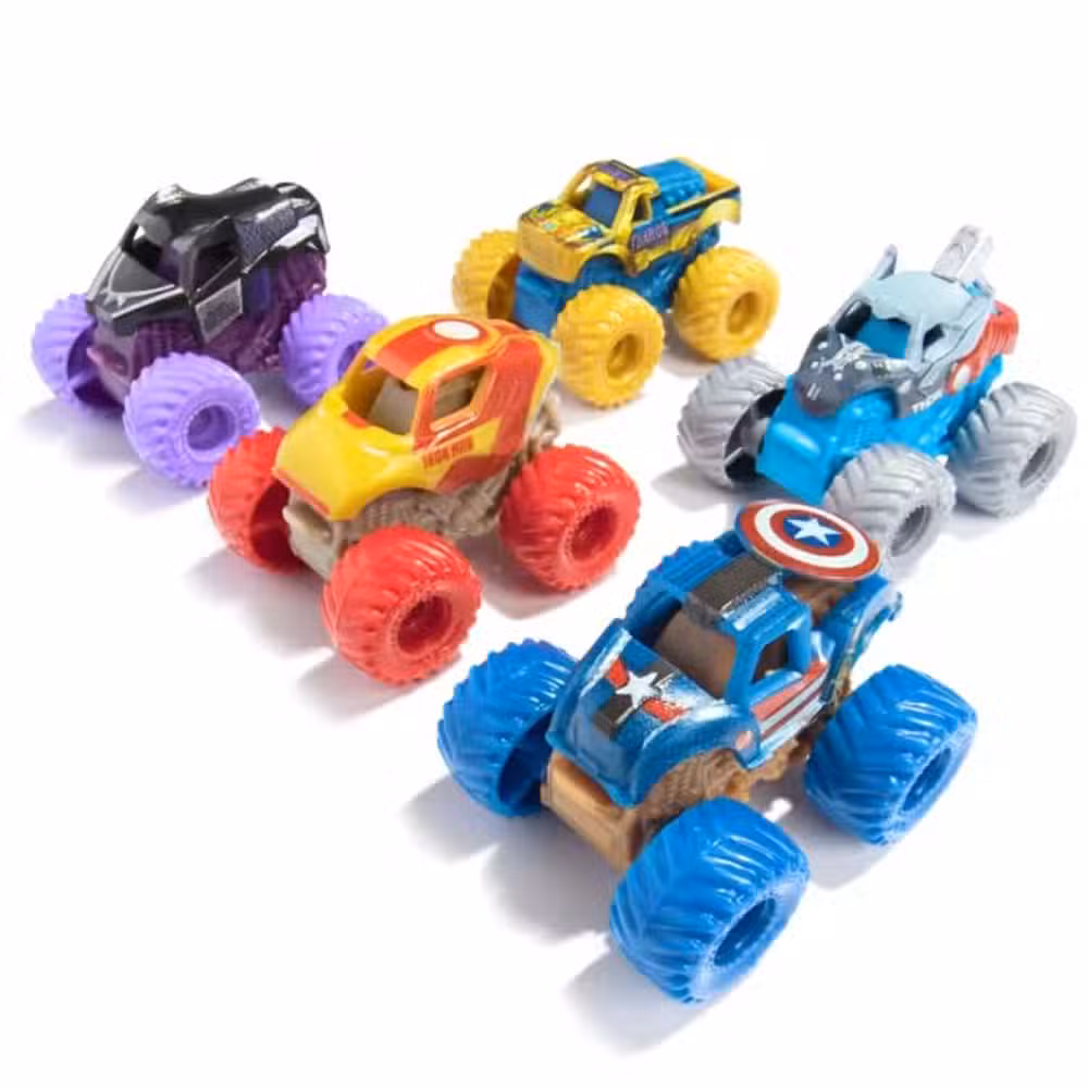 Monster Jam Marvel Mini Jams Marvel 5 Pak