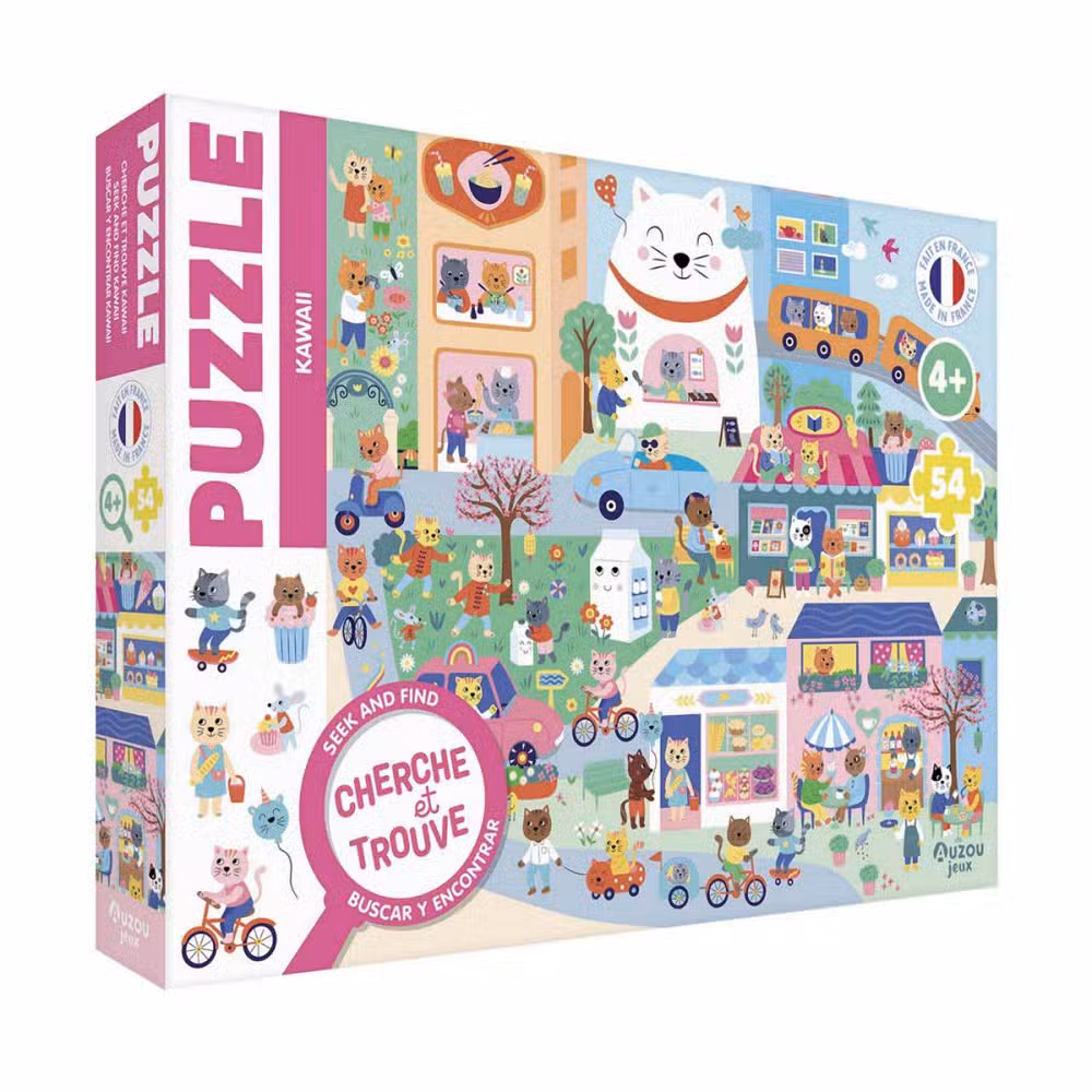 Auzou Puslespil Søg Og Find Kawaii