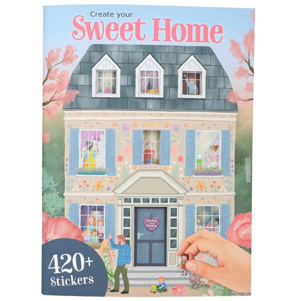 Create Your Klistermærkebog Sweet Home