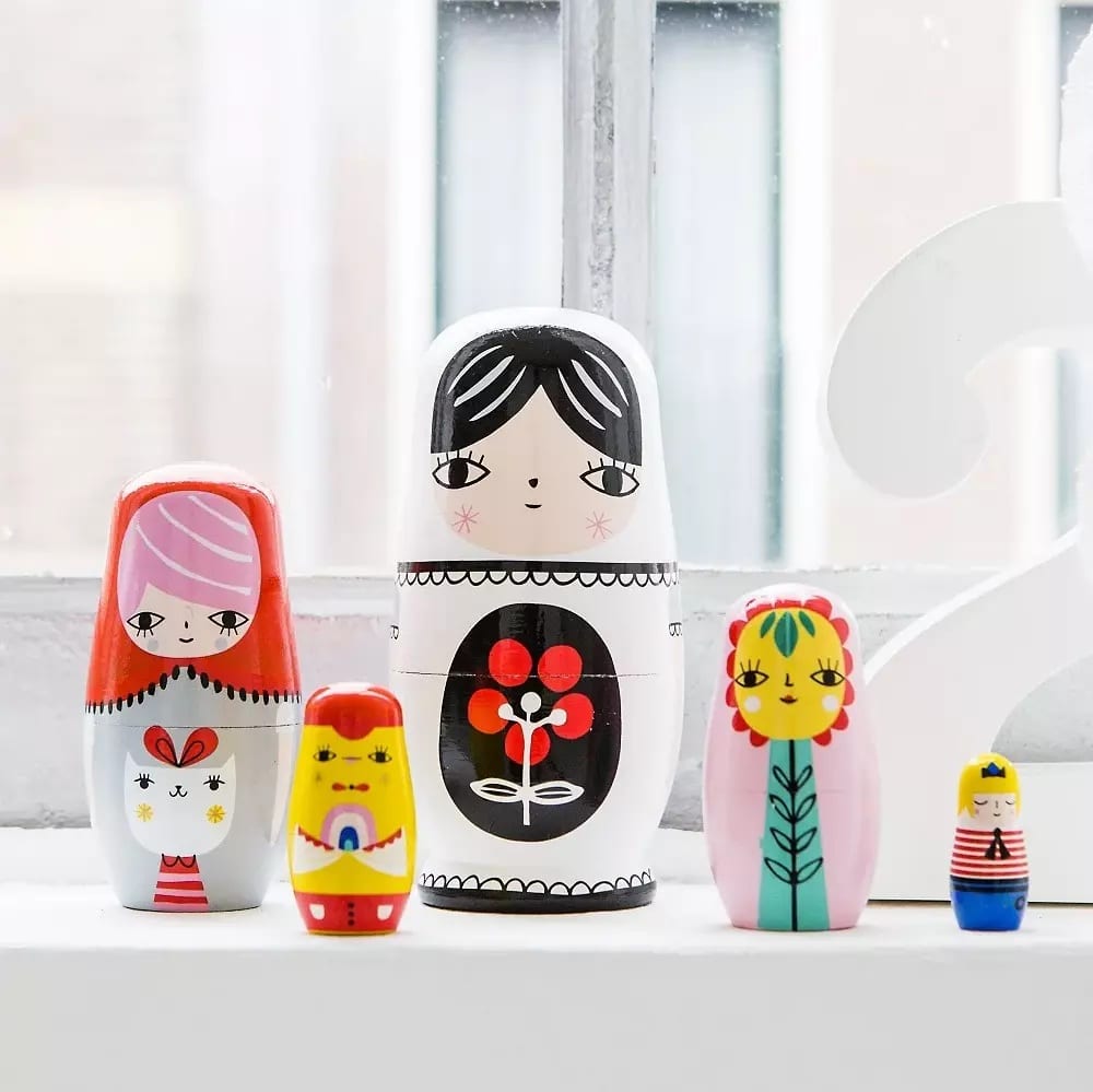 Petit Monkey Babuska Dukker Fleur