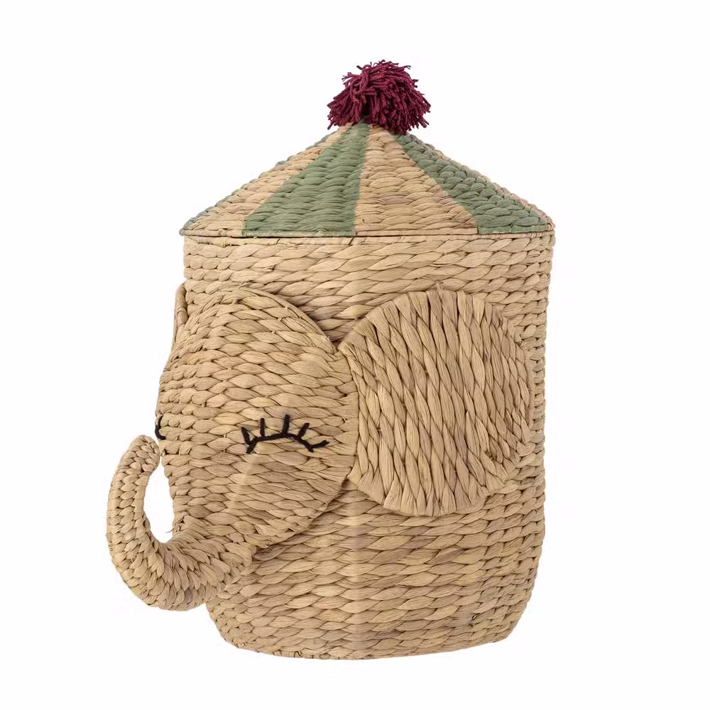 Bloomingville Mini Elefant Kurv Med Låg