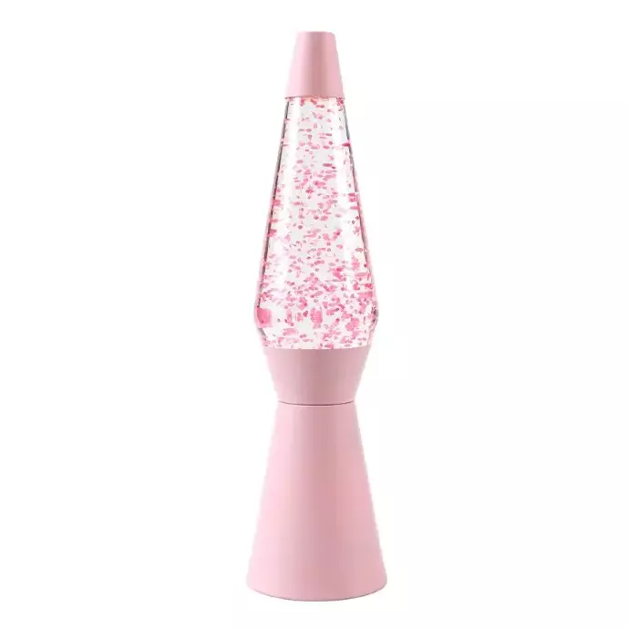 Lavalampe Glitter Pastel Pink