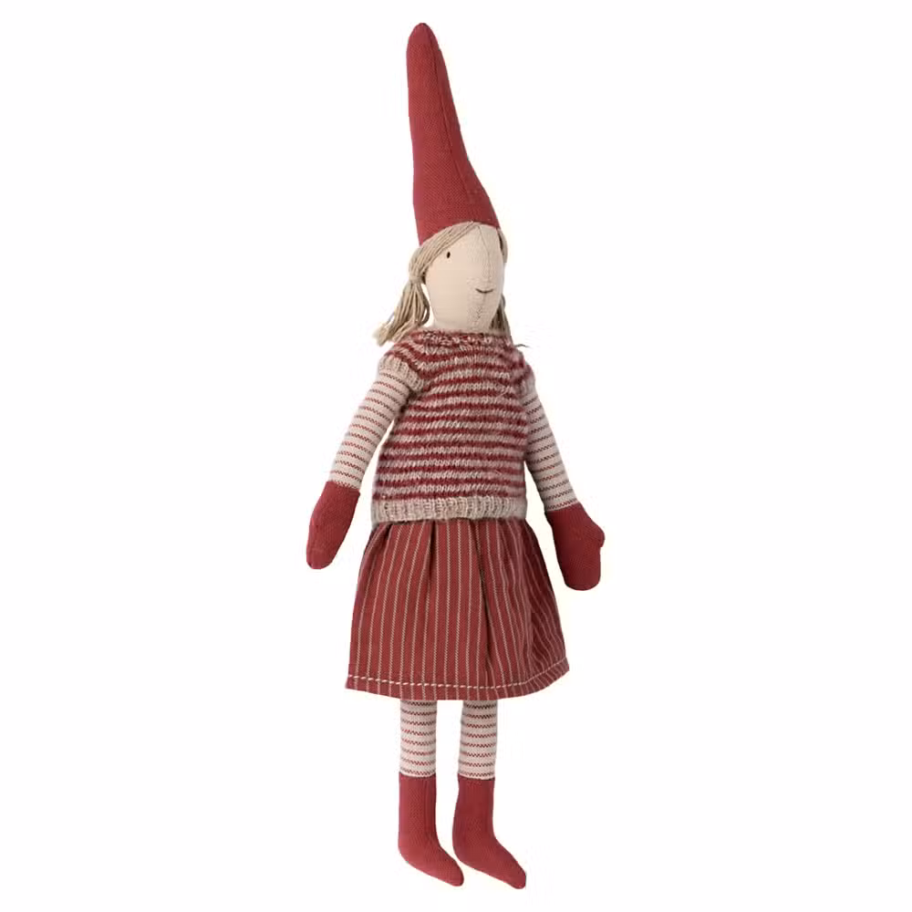 Maileg Nisse Pixy Pige Med Nederdel
