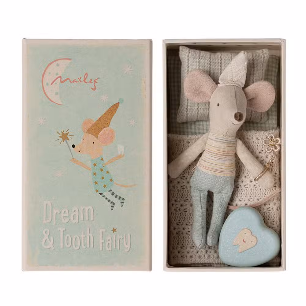 Maileg Tandfe Lillebror Mus i Æske