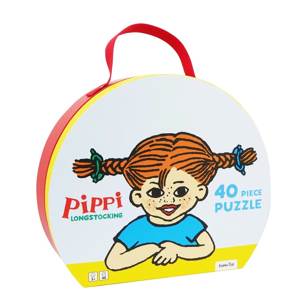 Pippi Langstrømpe Puslespil 40 Brikker