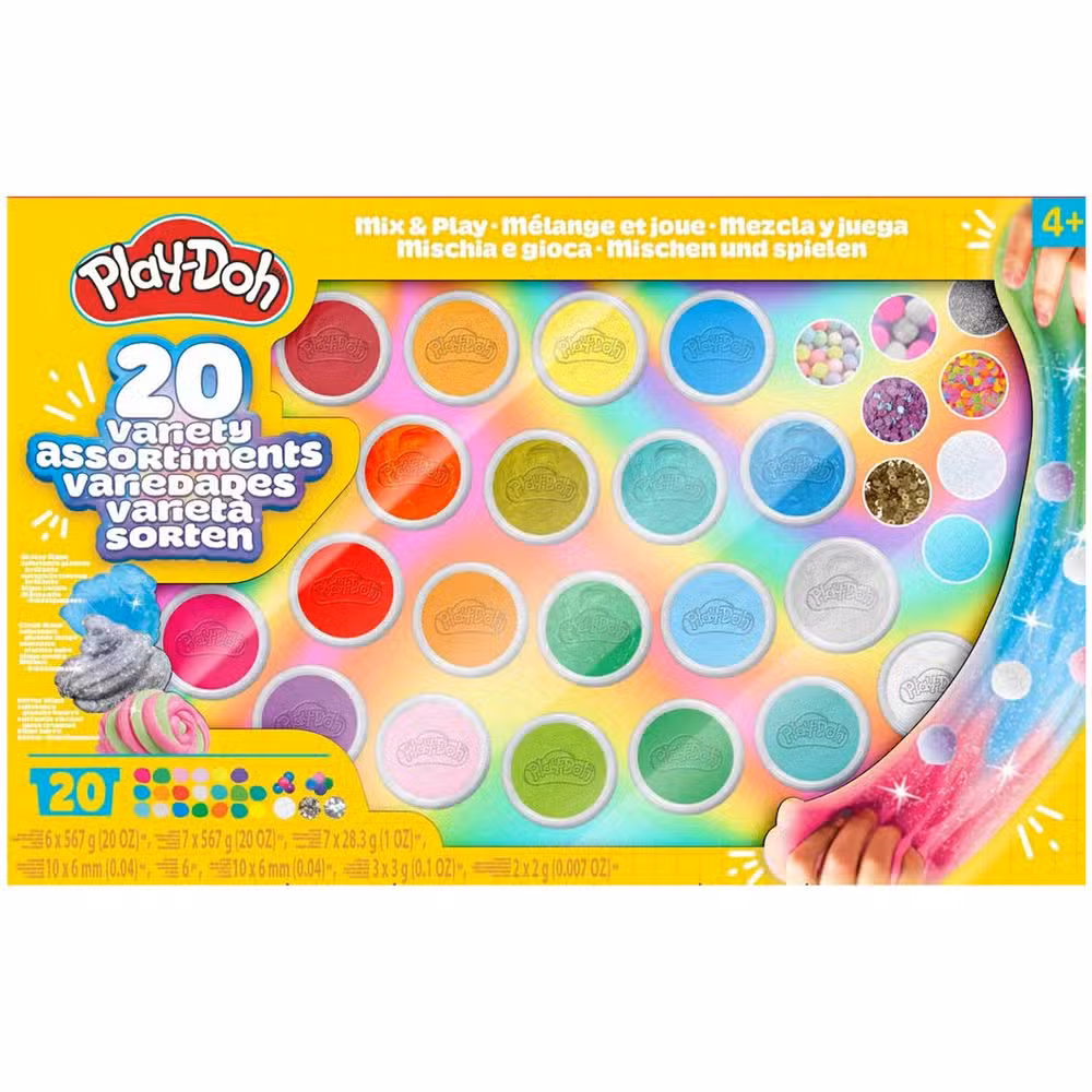 Play Doh Foam Mix Og Leg 20 Pak