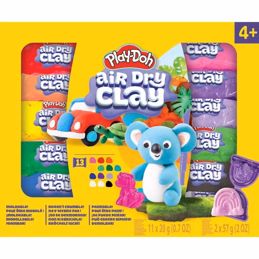 Play Doh Selvhærdende Ler 13 Farver