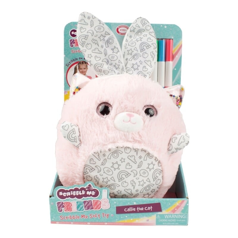 Scribble Me Friends Kat Callie