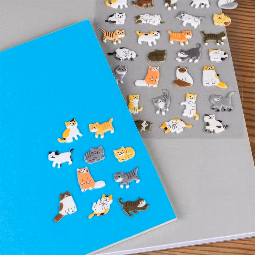 Rex London Klistermærker Kat Puffy