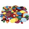 Klistermærker Mosgummi Rund Glimmer