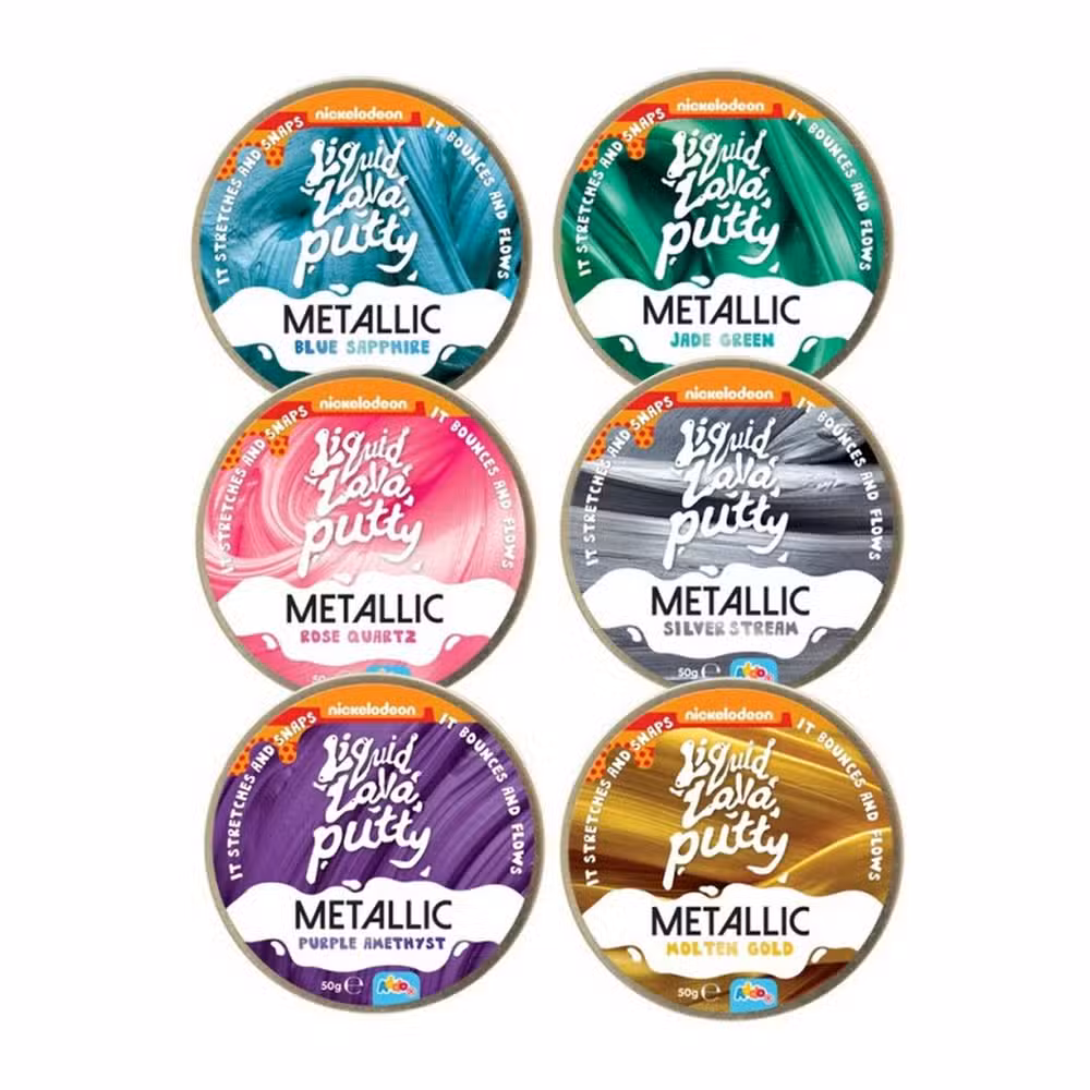 Liquid Lava Putty Metalic Assorteret 1 Pak