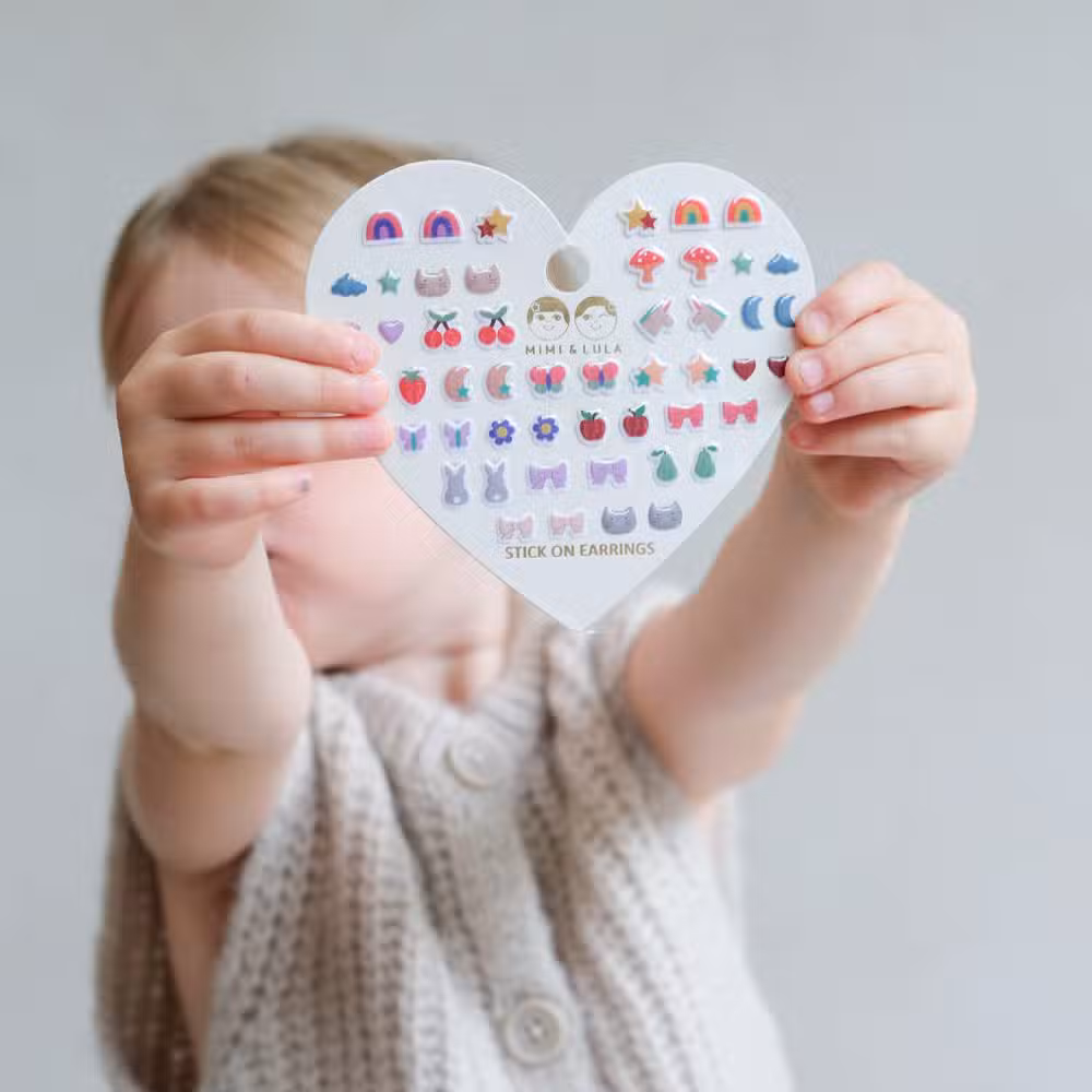 Mimi Og Lula Ørestickers 25 Par Hjerte