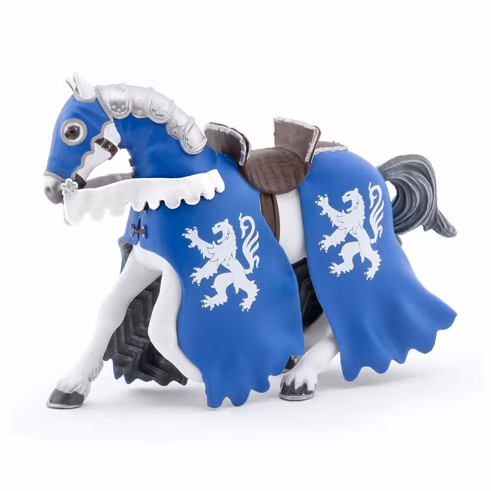 Papo Figur Hest Blå Løve